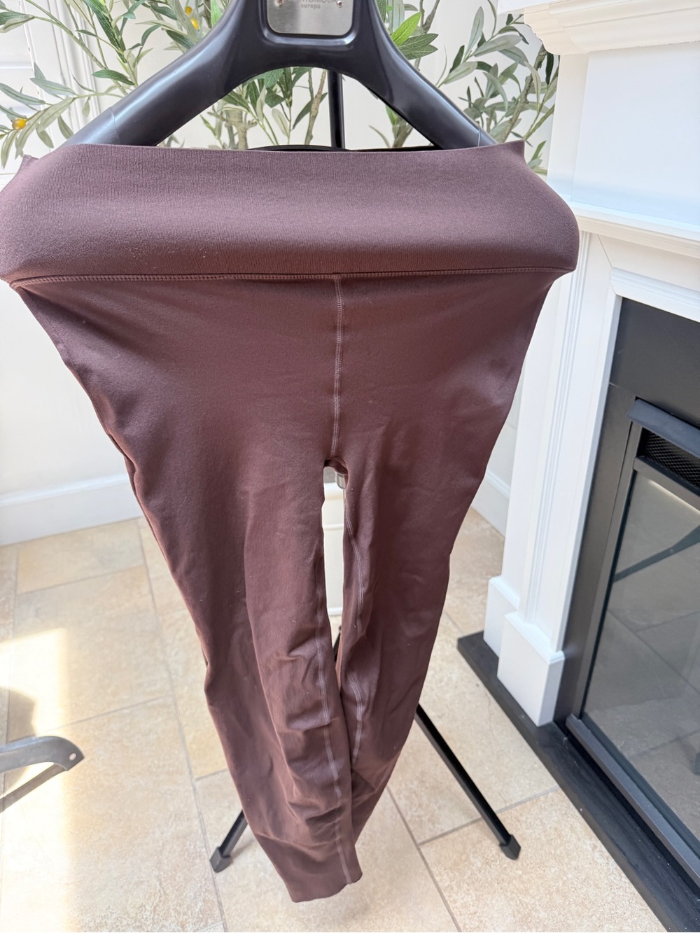 Fabletics Chocolate Brown High-Waist Leggings